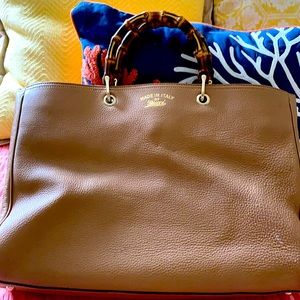 Gucci large Shopping bag with bamboo handles